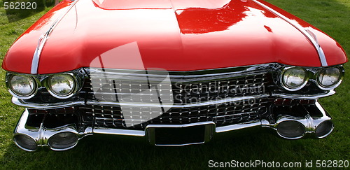 Image of front grill of a car
