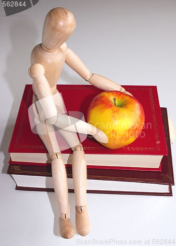 Image of apple for the teacher