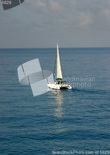 Image of sailing on ocean