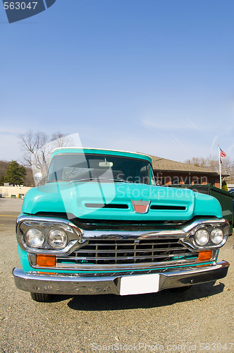 Image of classic antique pickup truck