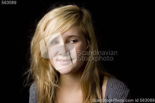 Image of young beautiful teenage girl