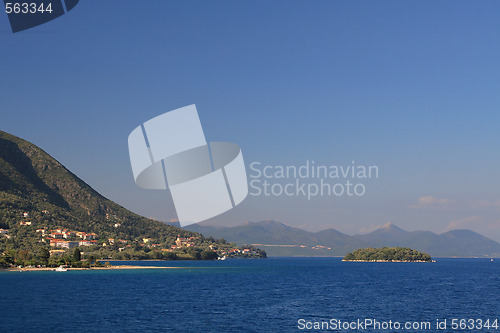 Image of Nidri on Lefkas island Greece