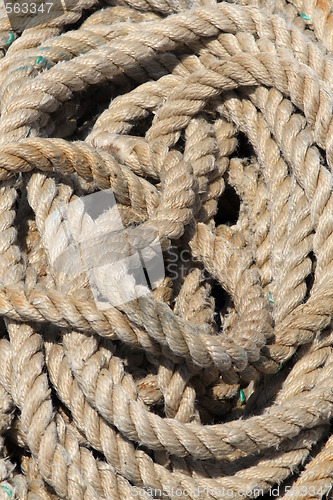 Image of Close up shot of a rope