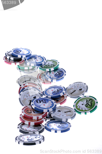 Image of Casino gambling chips