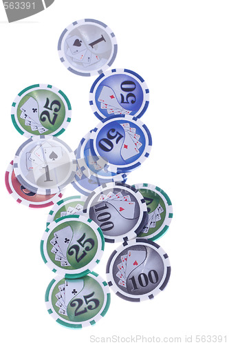Image of Casino gambling chips