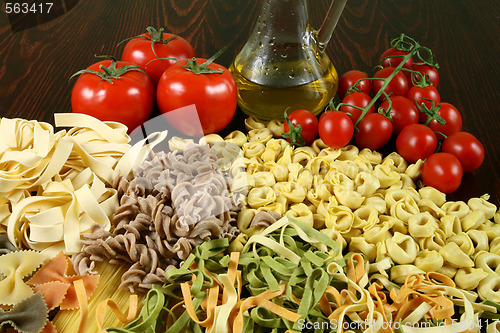 Image of Pasta and vegetables.