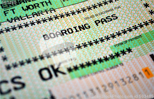 Image of Boarding pass