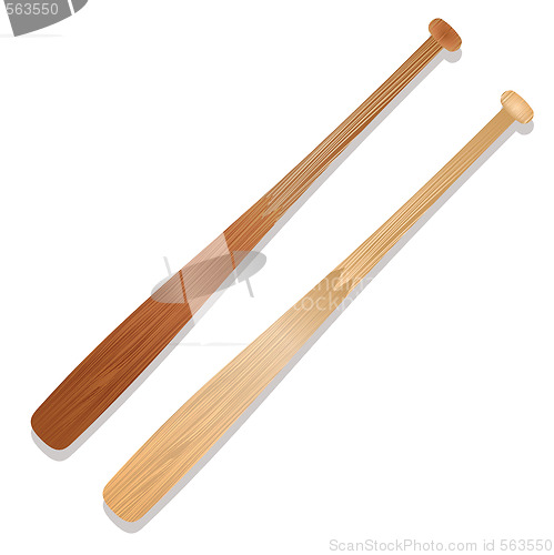Image of baseball bats