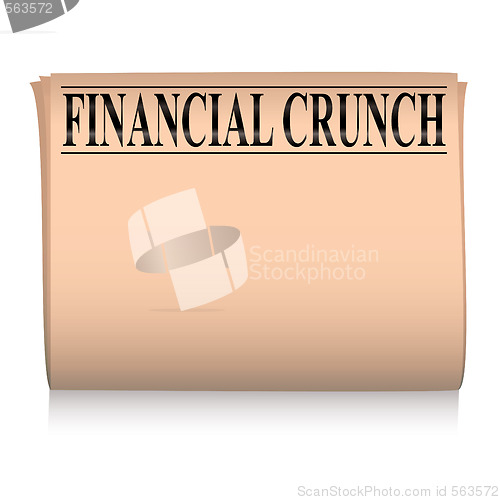 Image of newspaper pink financial