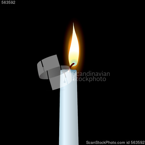 Image of white candle
