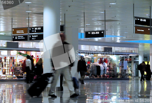 Image of Walking in an airport