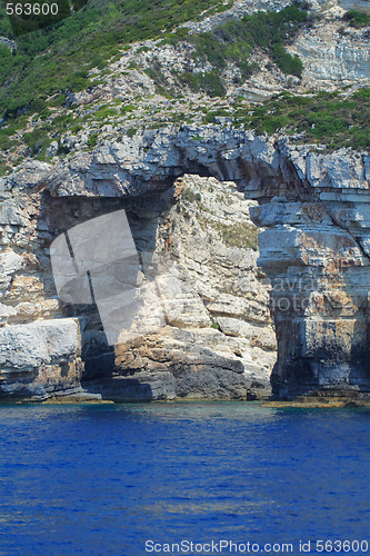 Image of the island of Paxos, Greece