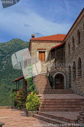 Image of Greek orthodox monastery