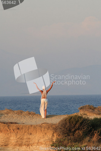 Image of Woman meditating