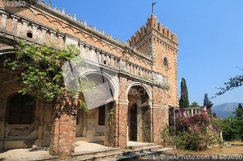 Image of old Castle on Corfu island Greece