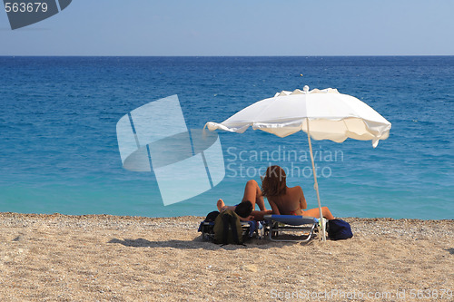 Image of Couple on the  beach