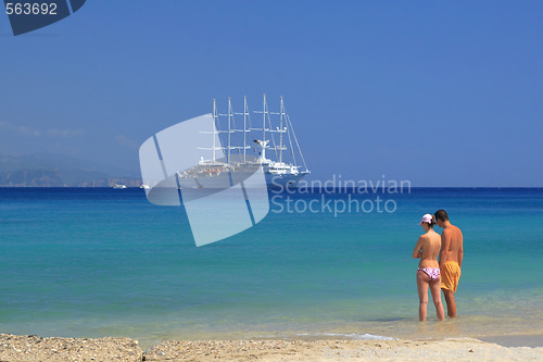 Image of Couple on the beach