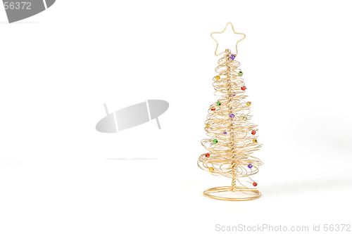 Image of Golden Christmas Tree