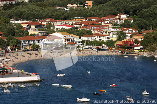 Image of Aerial view on Parga Greece