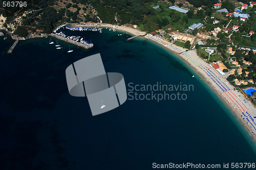 Image of Aerial view on Parga Greece