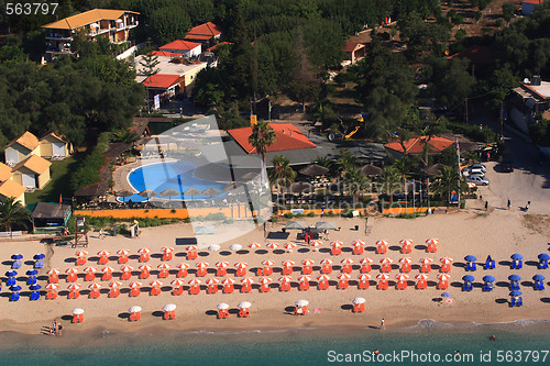 Image of Aerial view on Parga Greece