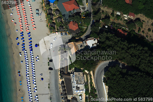 Image of Aerial view on Parga Greece