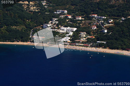 Image of Aerial view on Parga Greece