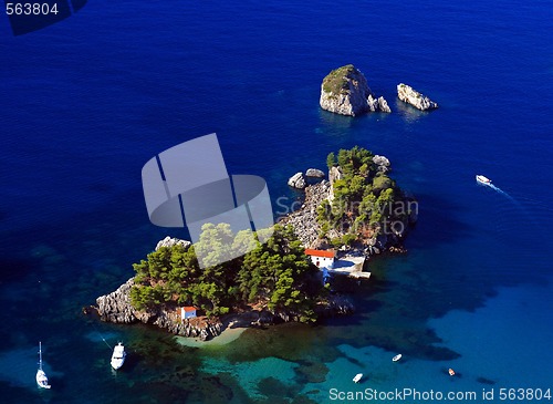 Image of Aerial view on Parga Greece
