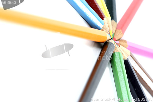 Image of Close-up pencil.