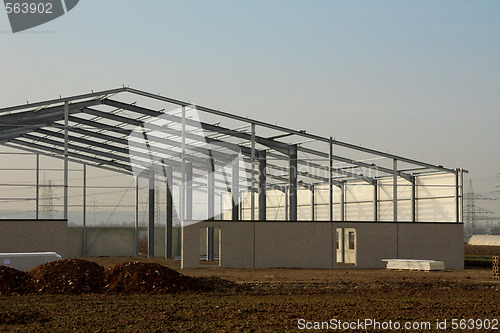 Image of Building site of a warehouse