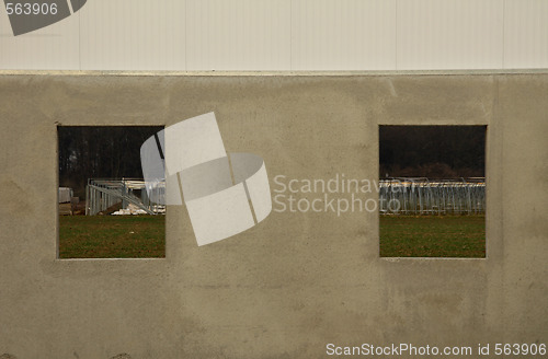 Image of Windows of a Warehouse