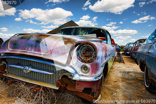 Image of Old abandoned cars