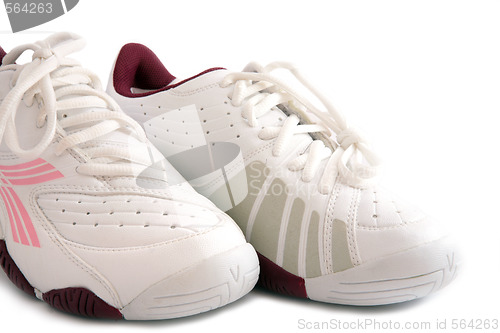 Image of White sport shoes