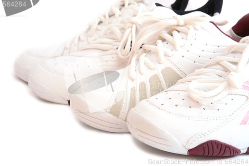 Image of White sport shoes