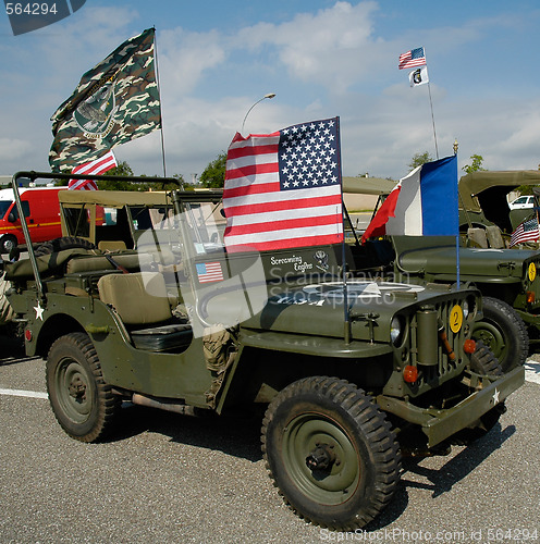 Image of Two old Jeep