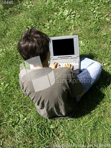 Image of teen and laptop #3