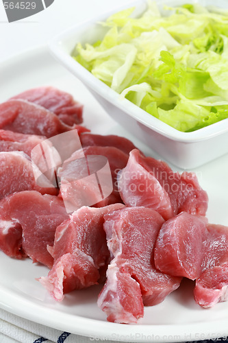 Image of Raw pork meat 