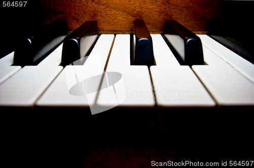 Image of Middle C on Piano Keyboard