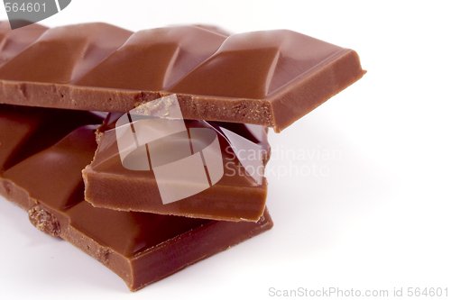 Image of pile of milk chocolate