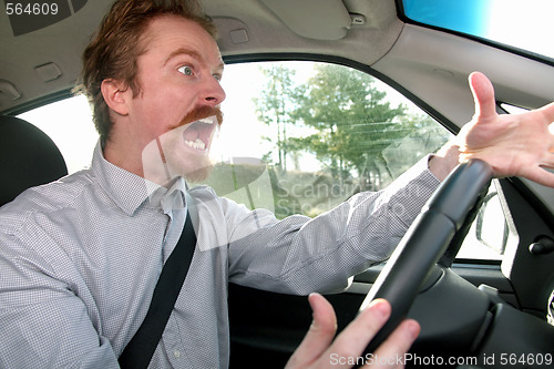 Image of mad driver