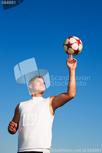 Image of Spinning Soccer Ball