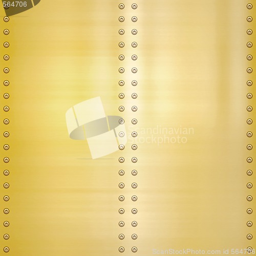 Image of gold plate background