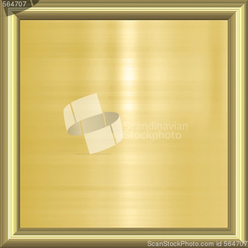 Image of gold background in frame