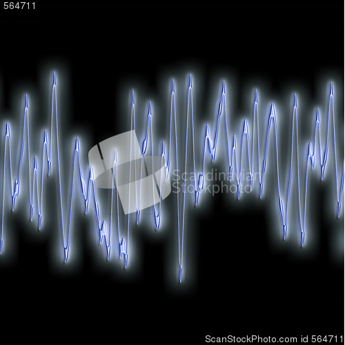 Image of extreme sound wave