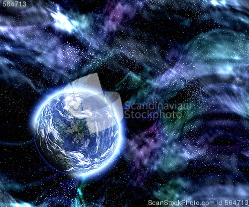 Image of space planet scene