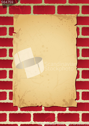Image of brickwall parchment