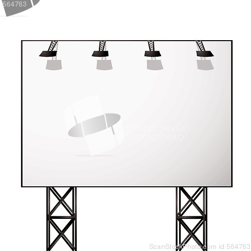 Image of billboard white shadow