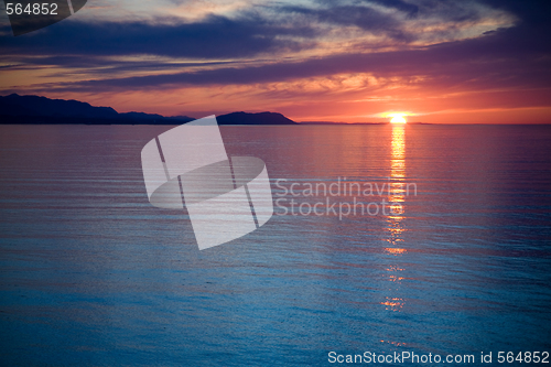 Image of Strait of Juan de Fuca Sunset