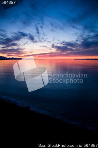 Image of Strait of Juan de Fuca Sunset