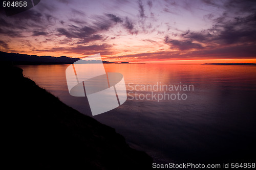 Image of Strait of Juan de Fuca Sunset